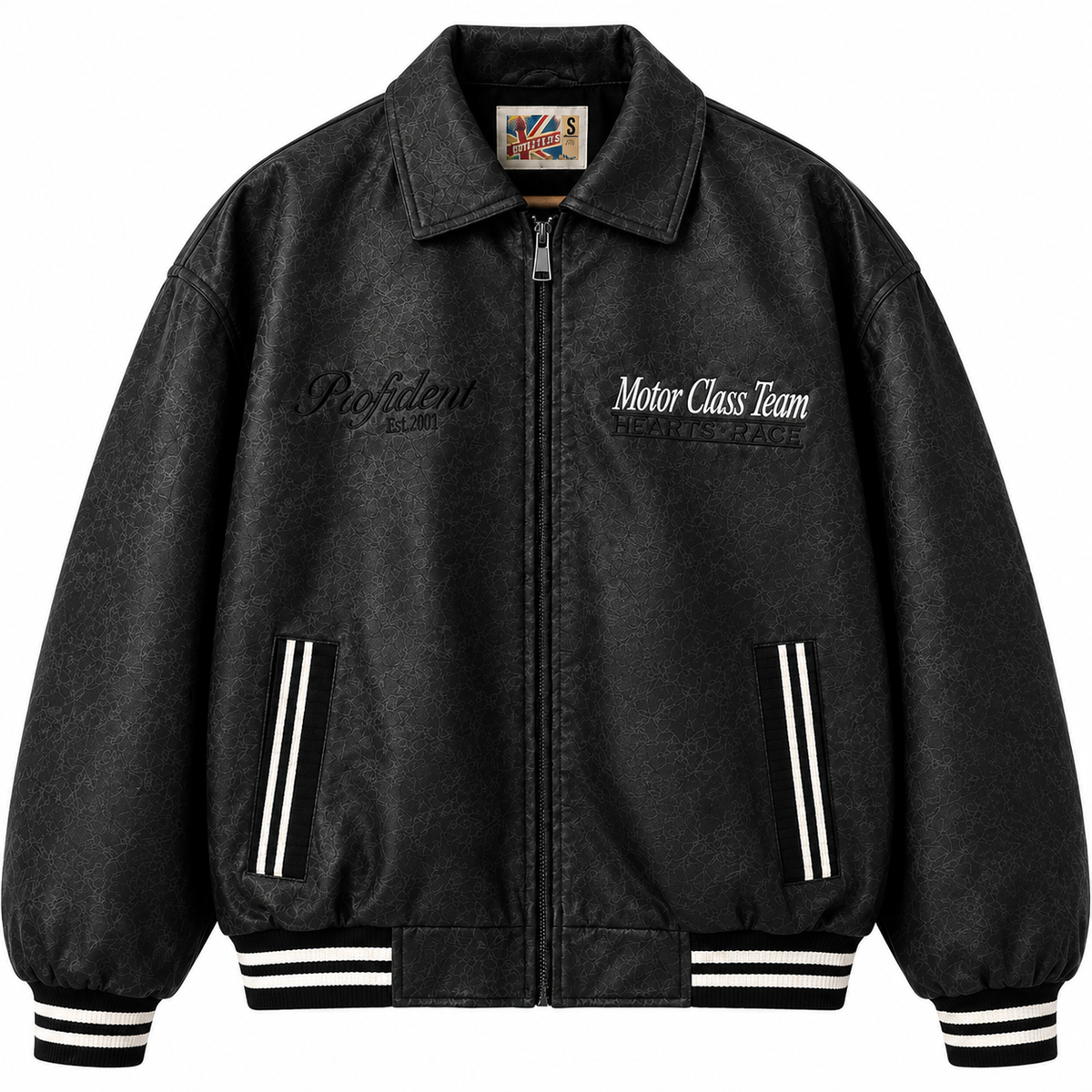 Chaqueta oversize alta gama en cuero sintético